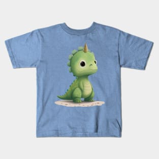 Cute little dinosaur illustration Kids T-Shirt